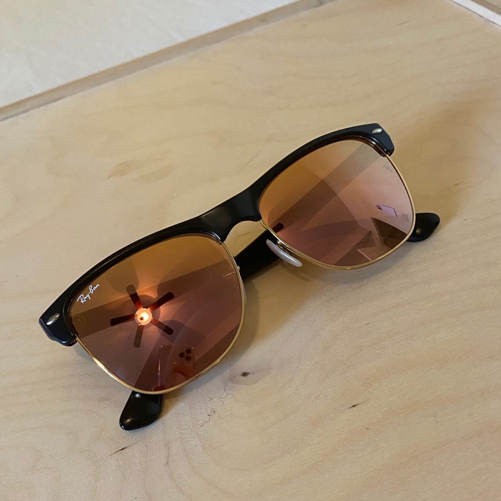 Rayban Clubmaster Oversized RB4175 Pink Mirror